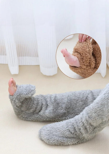 Over Knee High Fuzzy Socks