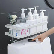 Single Layer Over-the-Toilet Rack