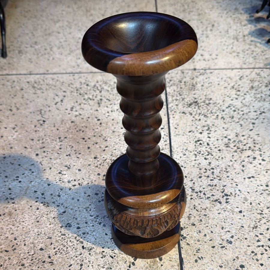 Wooden Rose / Flower Holder