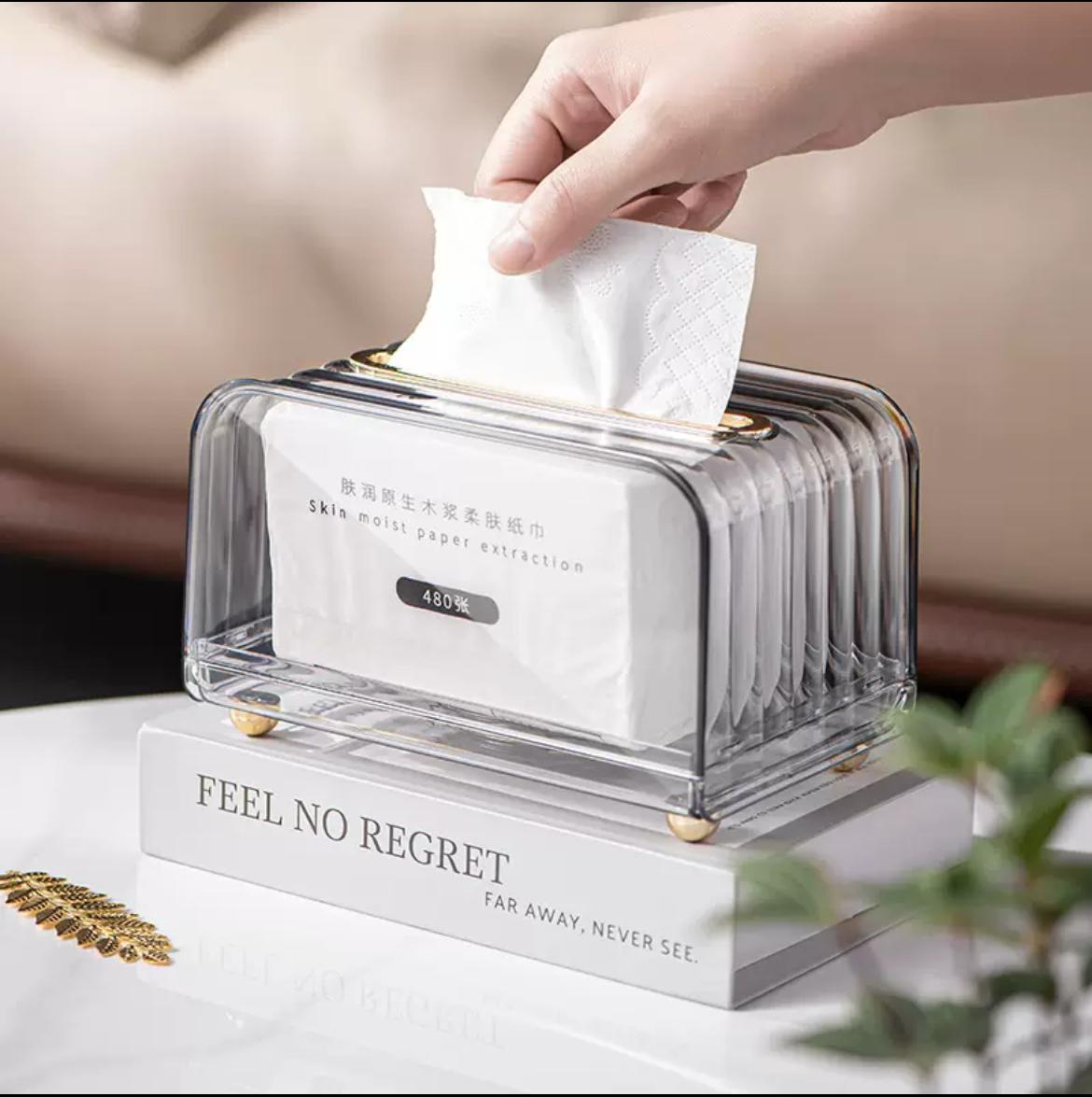 Acrylic Serviette Tissue Box