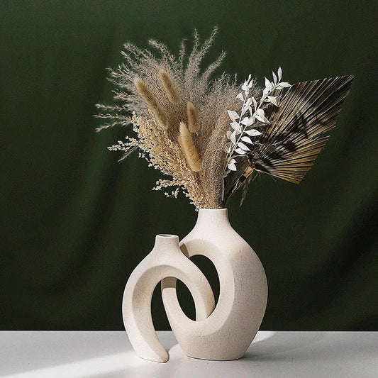 Snuggle Hollow Ceramic Vase