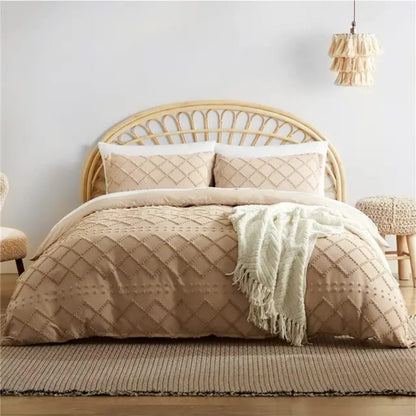 Tufted Duvet Cover Set
