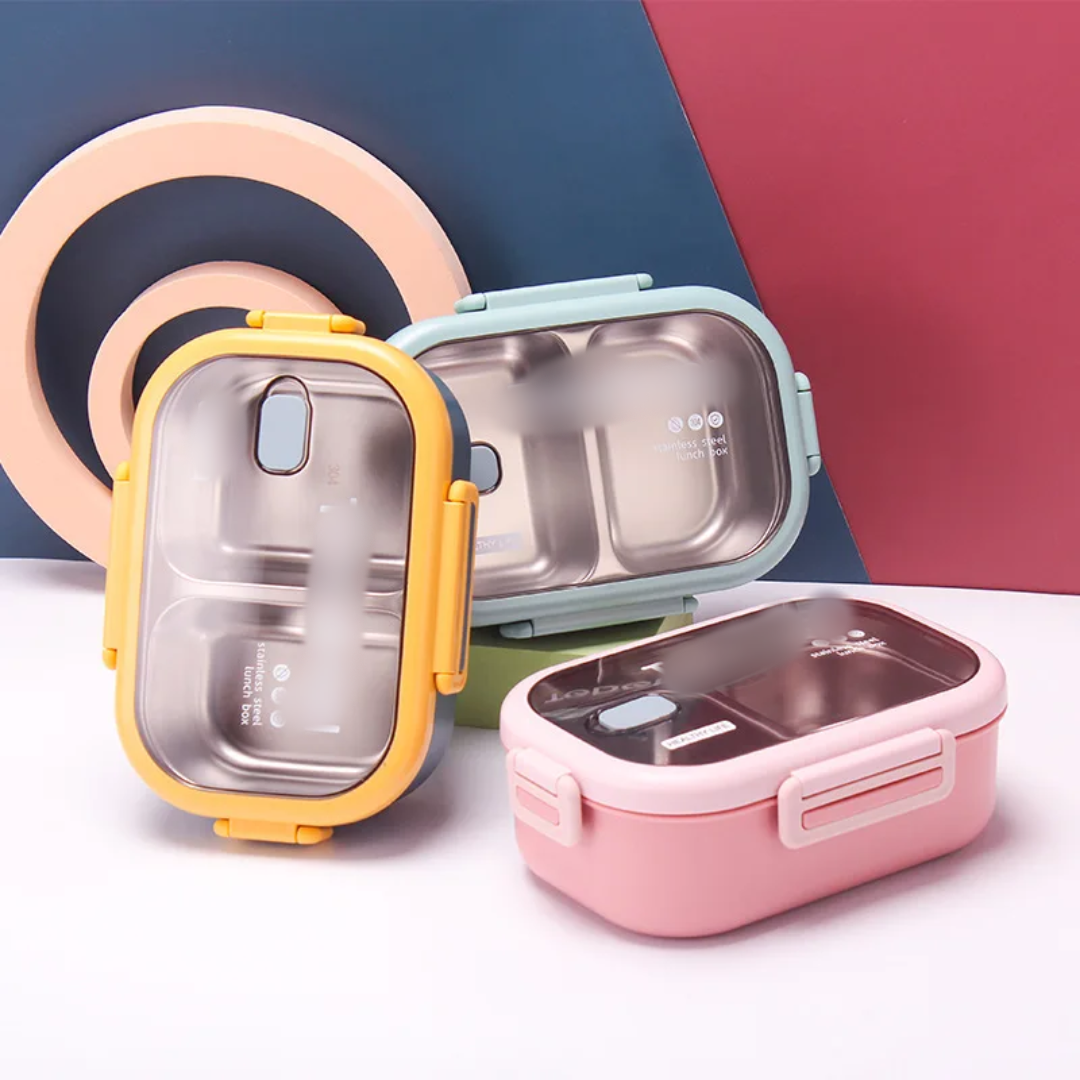 Leak-Proof Steel Food Containers