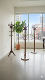 Heavy-Duty Wooden Coat Rack