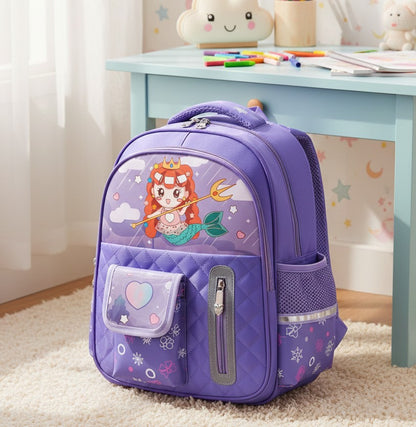 Cartoon Themed Waterproof School Bag