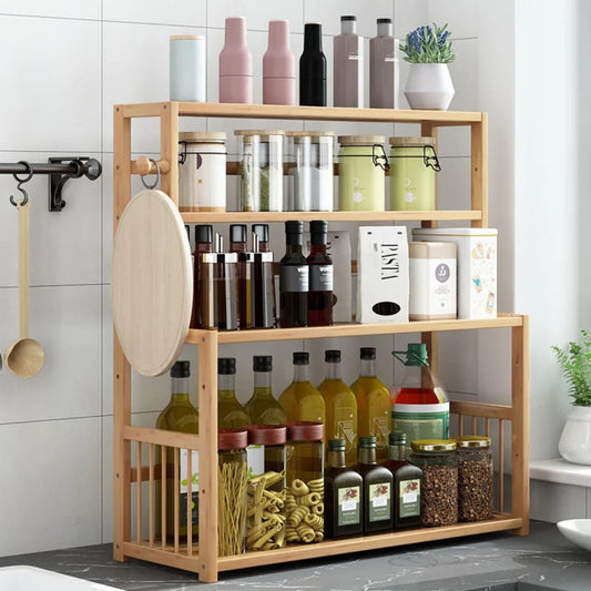 Bamboo Organising Rack