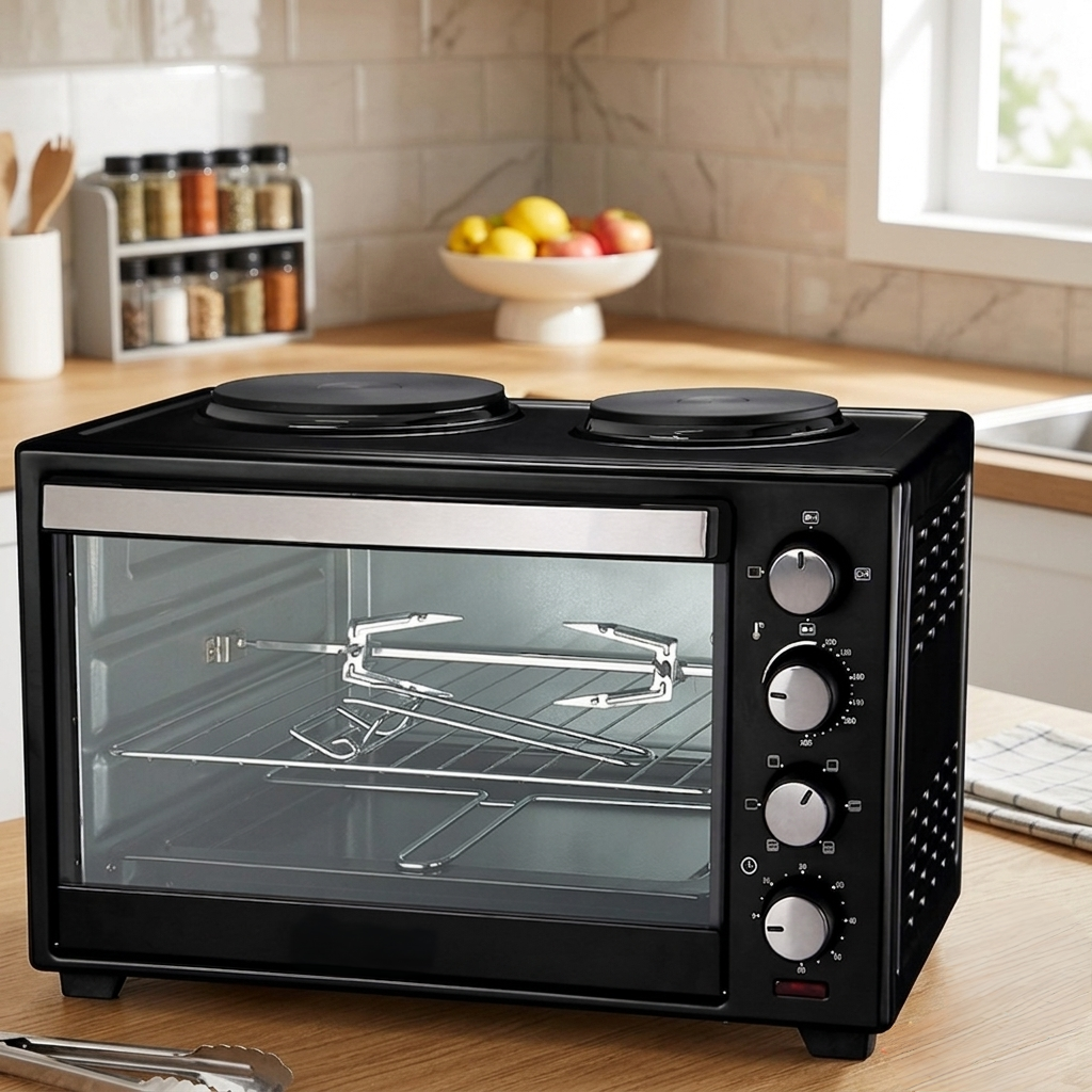 40 Litres Electric Oven with Double Hot Plate