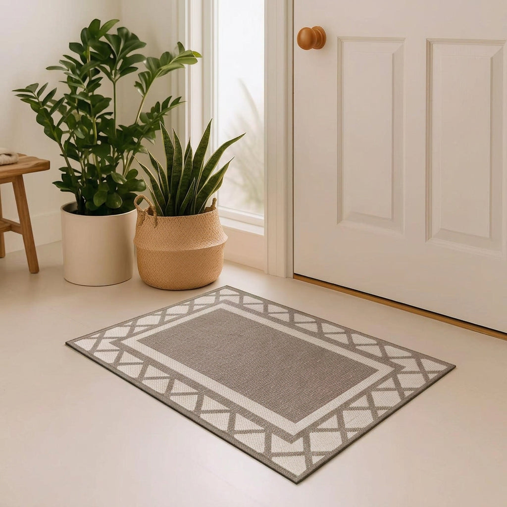 50 × 80cm Entrance Doormat with Non-Slip Rubber Base