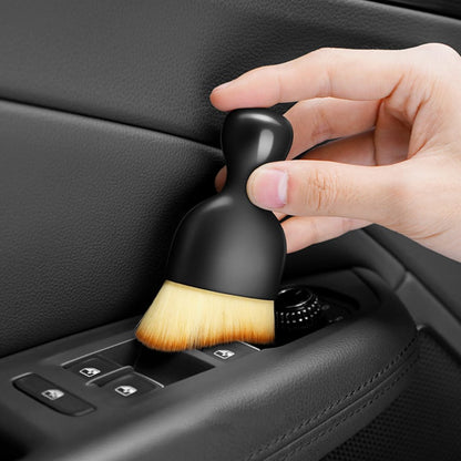 2Pcs Car Air Vent Cleaning Soft Brush with Protective Casing