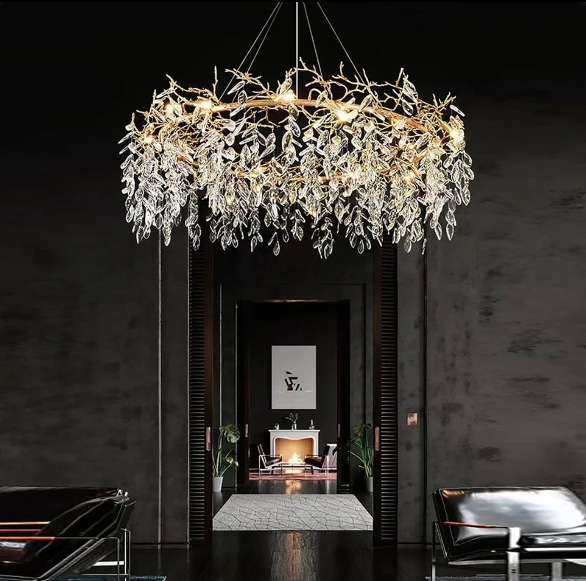 Crystal Dandelion Chandelier