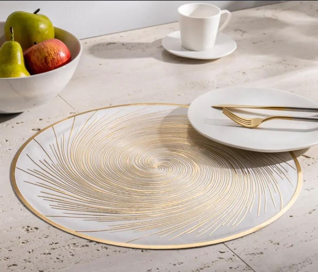 6Pcs Round Table Mats Set