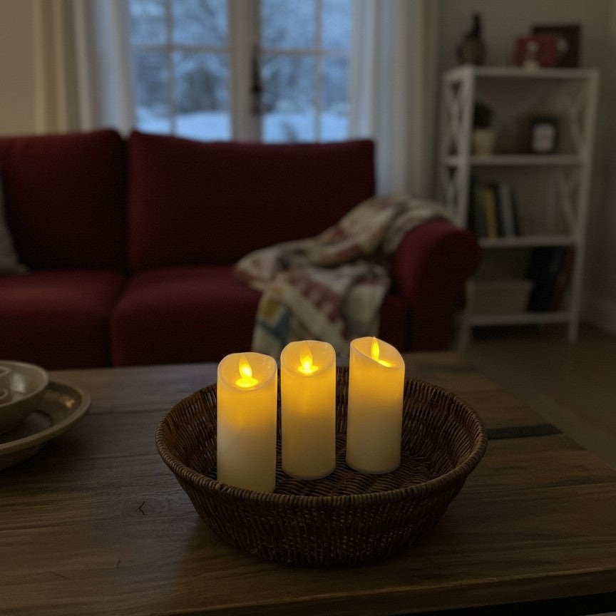 Led Candles Set Of 3