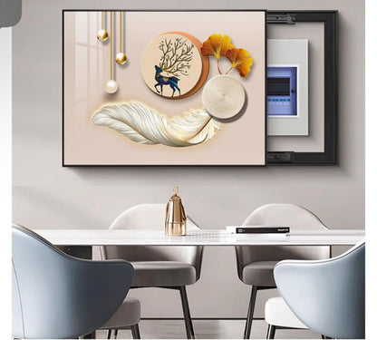 Decorative Wall Art Cover For Electric Meter Box 50x40cm