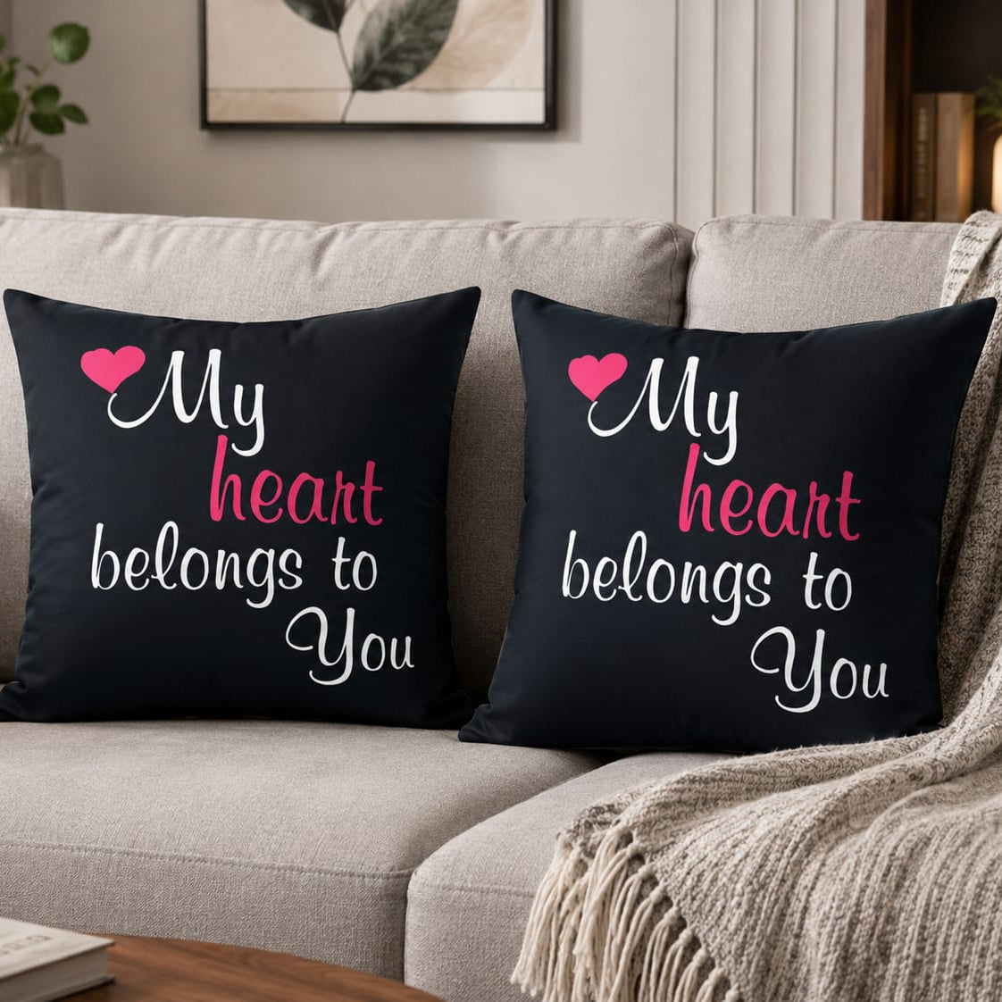 Printed Cushion Cover 45 × 45 cm