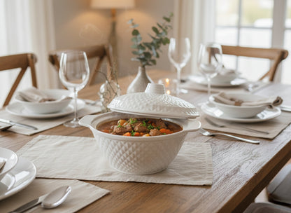 Melamine Serving Bowl With Lid