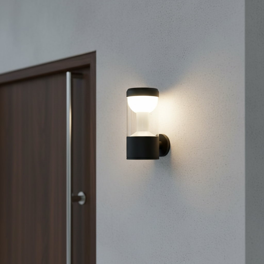 Outdoor Wall Light 11.5W 3000K Warm White LL 2231-BK
