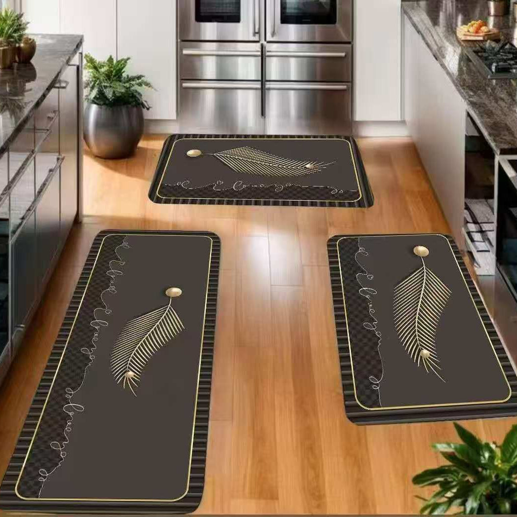 3 Piece Rubber Kitchen Mat Set