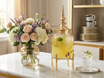 2.5L Glass Decanter With Tap