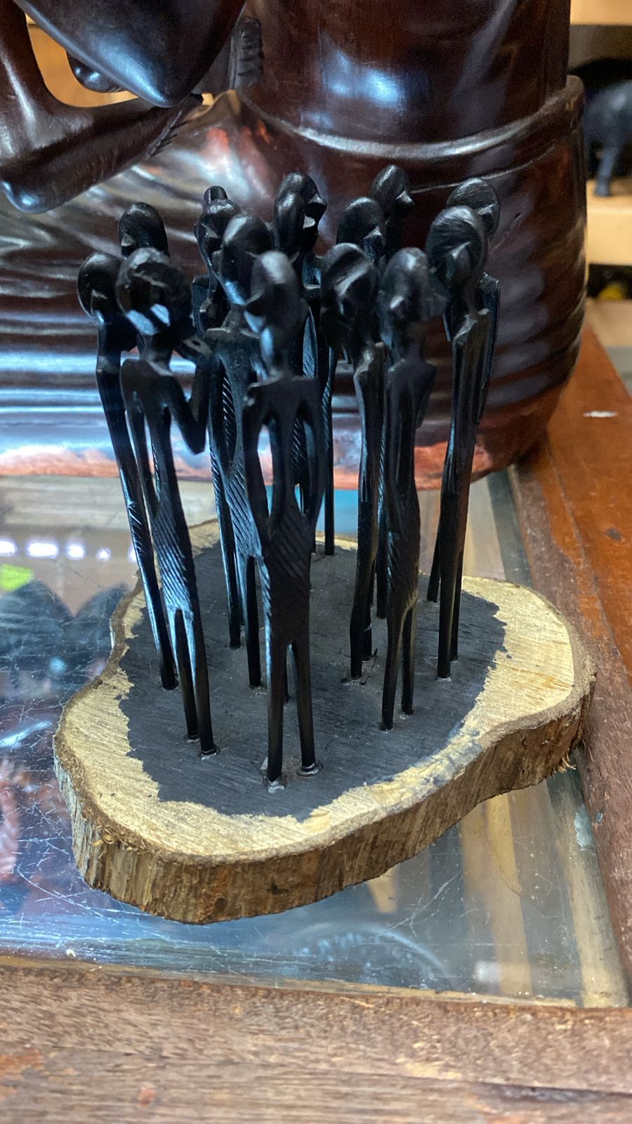 Crowded Maasai Décor Handcrafted African Art