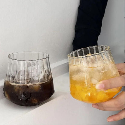 6Pcs Borosilicate Vertical Line Glasses