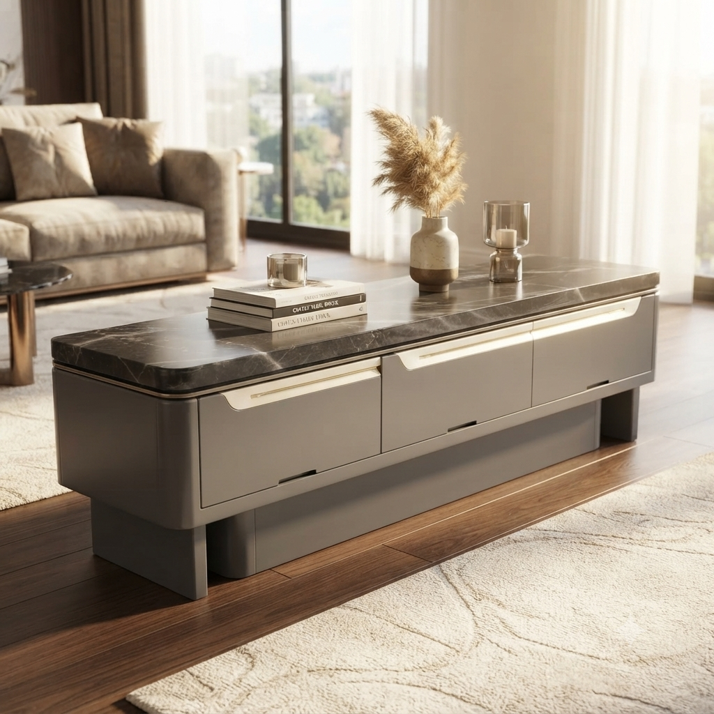 TV Media Console with Storage Drawers TVM1278
