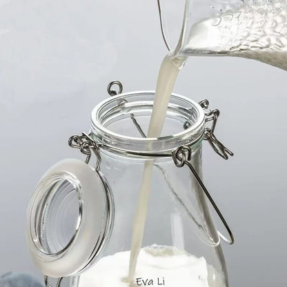 1.5 Litre Food Grade Sealed Glass Bottle