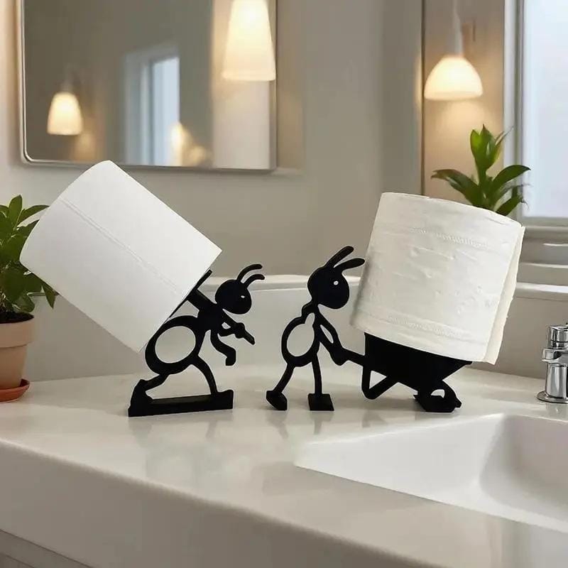 3D printed cute ant tissue holder decorative tabletop tissue box cover for living room bedroom office desk and home décor organisation.