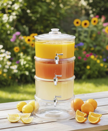 3-Tier Acrylic Juice Dispenser, 3L per Tier