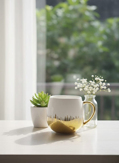 6Pcs Golden Glow Mug