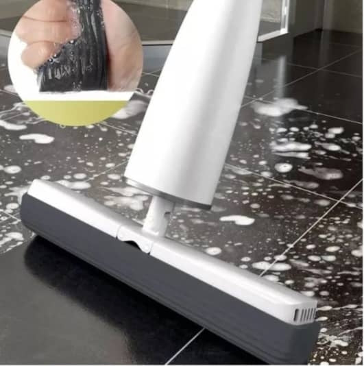 Self-Squeezing Sponge Roller Mop