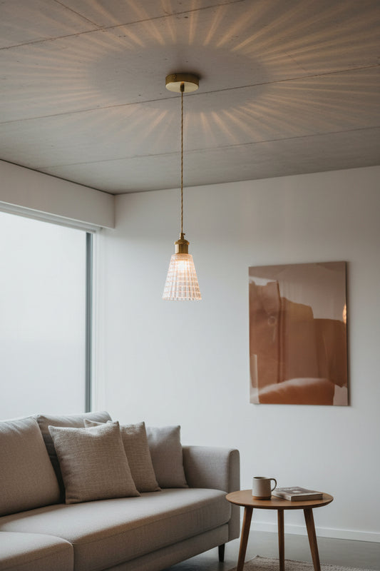 Prism Glow Pendant Light 1*E27-PL 2024-02-GL-CL