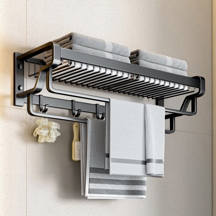 60cm Double Layer Wall Mounted Towel Rack