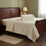 Off-White Cozy Throw Blanket