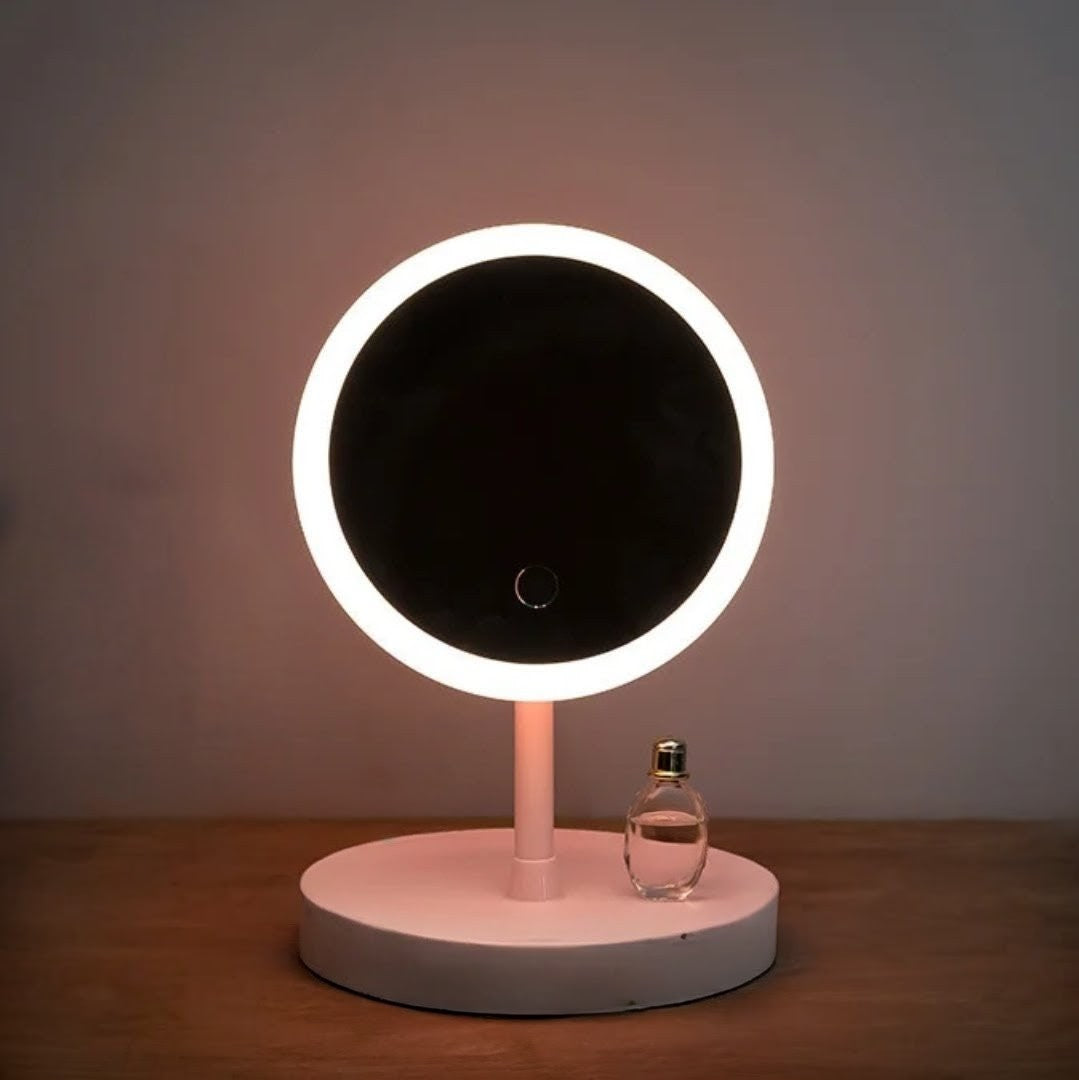Rechargeable Led Makeup Mirror With Touch Control