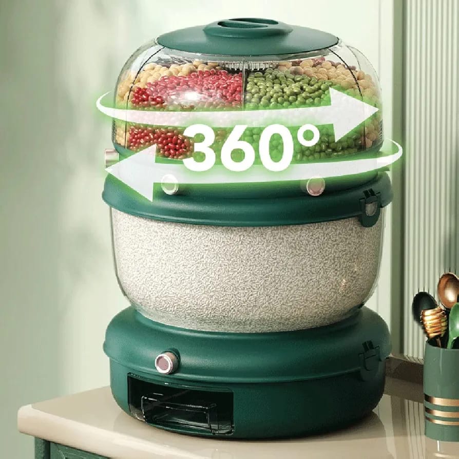 Double Compartment Cereal Dispenser – 360°
