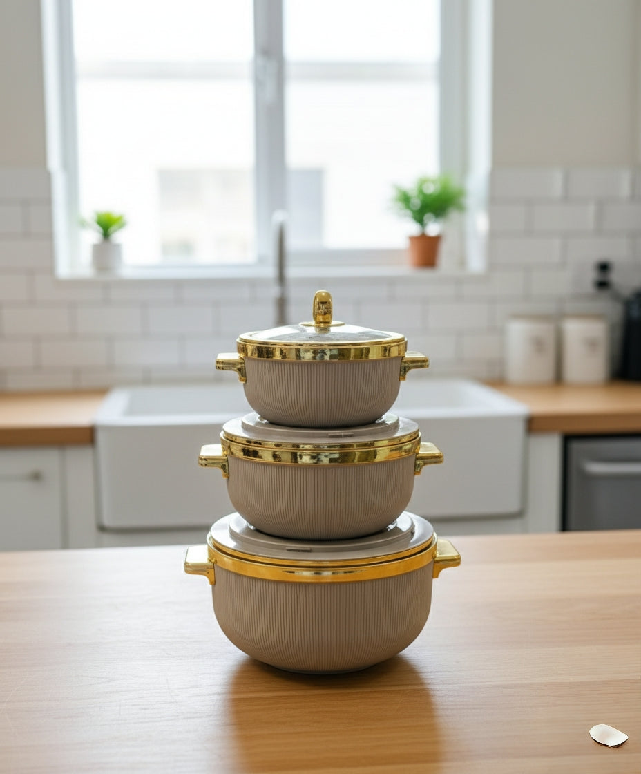 4Pcs Insulated Hotpot Set