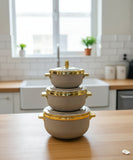 4Pcs Insulated Hotpot Set