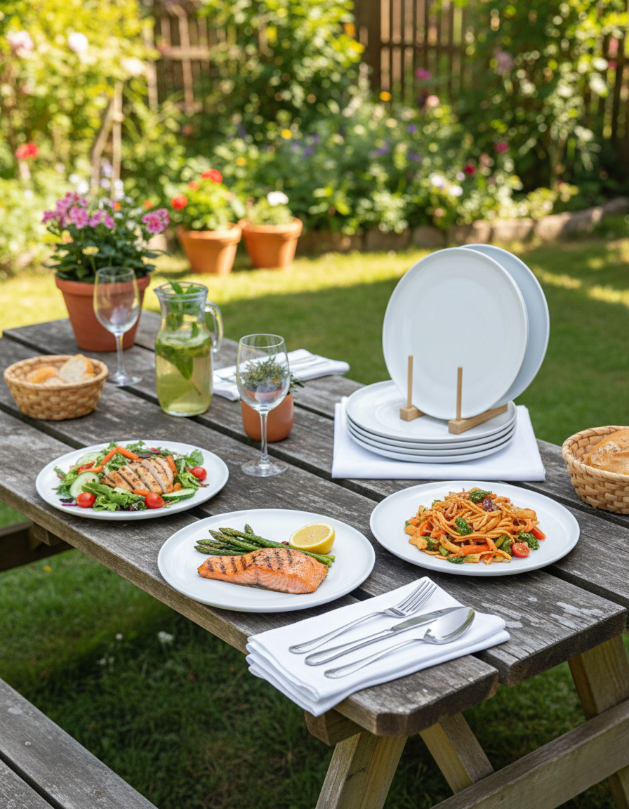 10.5 Inch Ceramic Dinner Plates Set