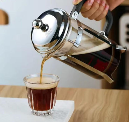 French Press Coffee Maker – 850ml Glass
