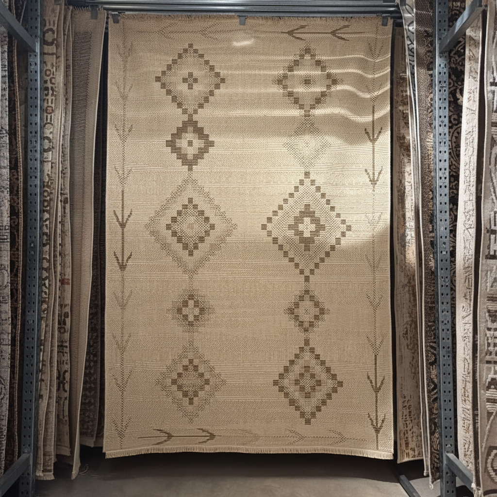 Vedantu Diamond Shape Pattern Carpet Rug