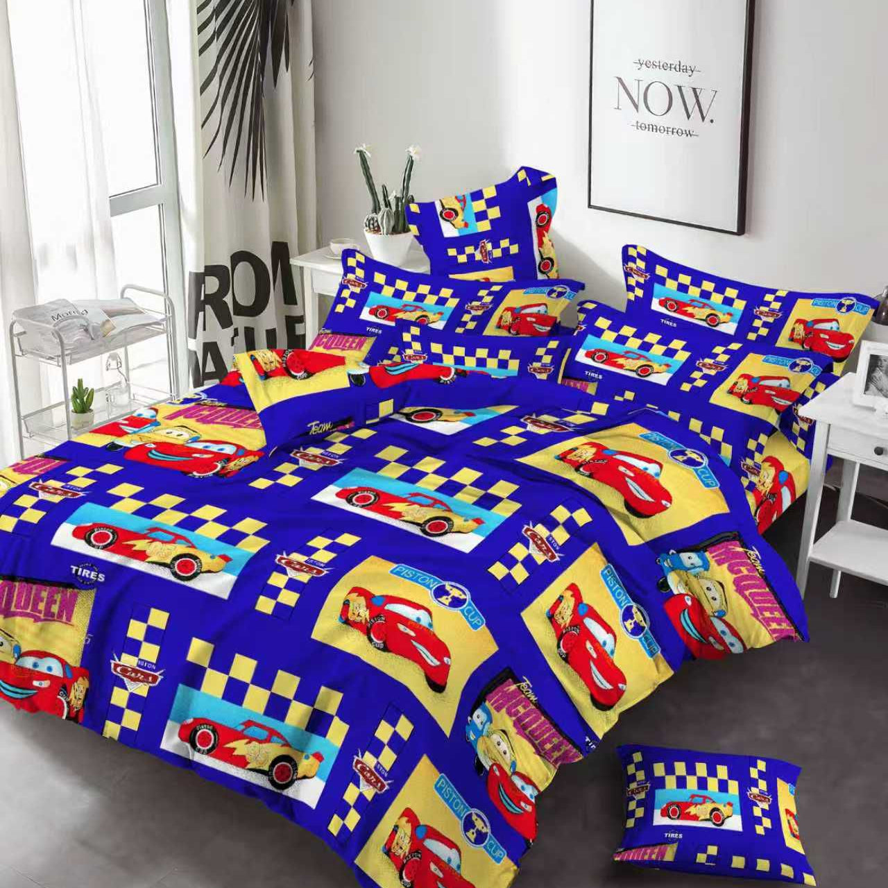 Cartoon Themed Kids Bedsheets Set