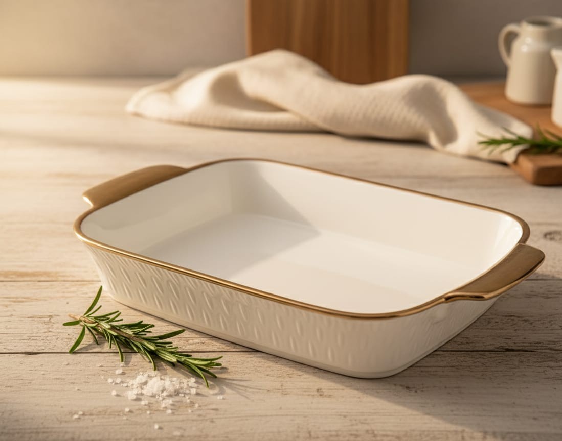 Ceramic Rectangle Baking Tray
