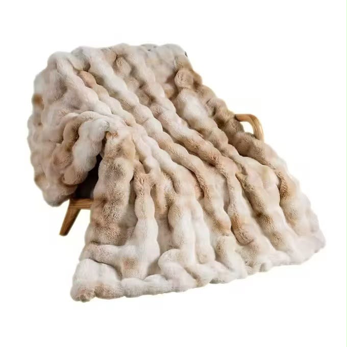 Faux Fur Throw Blanket