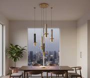 Modern luxury hanging ceiling lamp for living room with stylish elegant lighting design