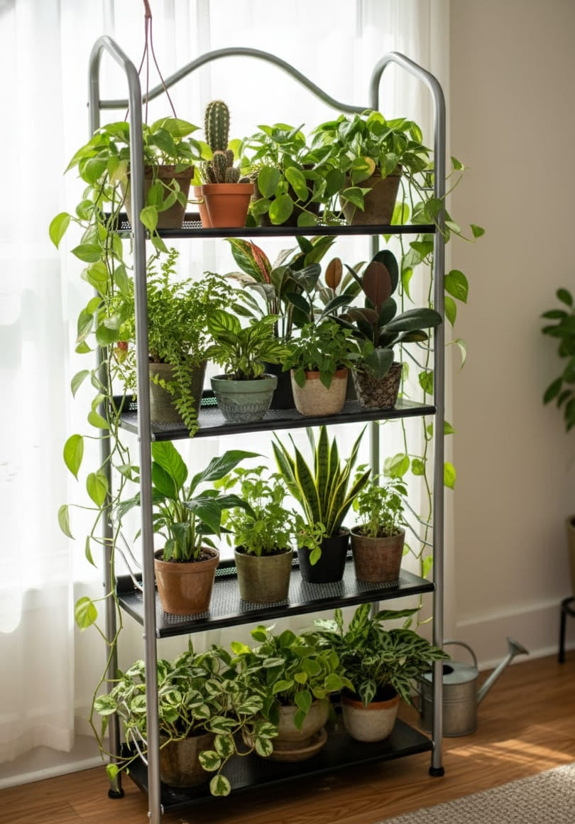 Shoe Rack Shapely Carbon Steel