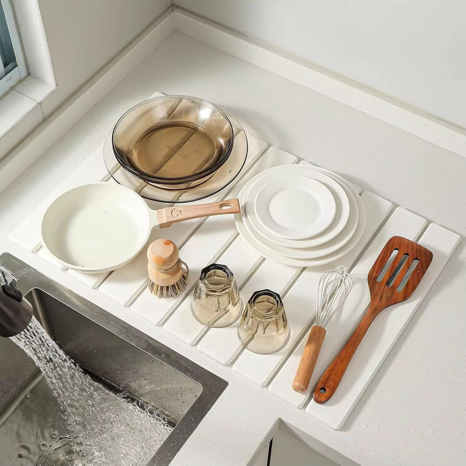 Multifunctional Fast Drying Stone Dish Drying Mat