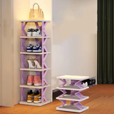 6-Layer Foldable Retractable Shoe Rack