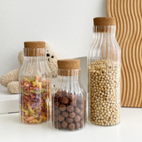 3Pcs Glass Storage Jar