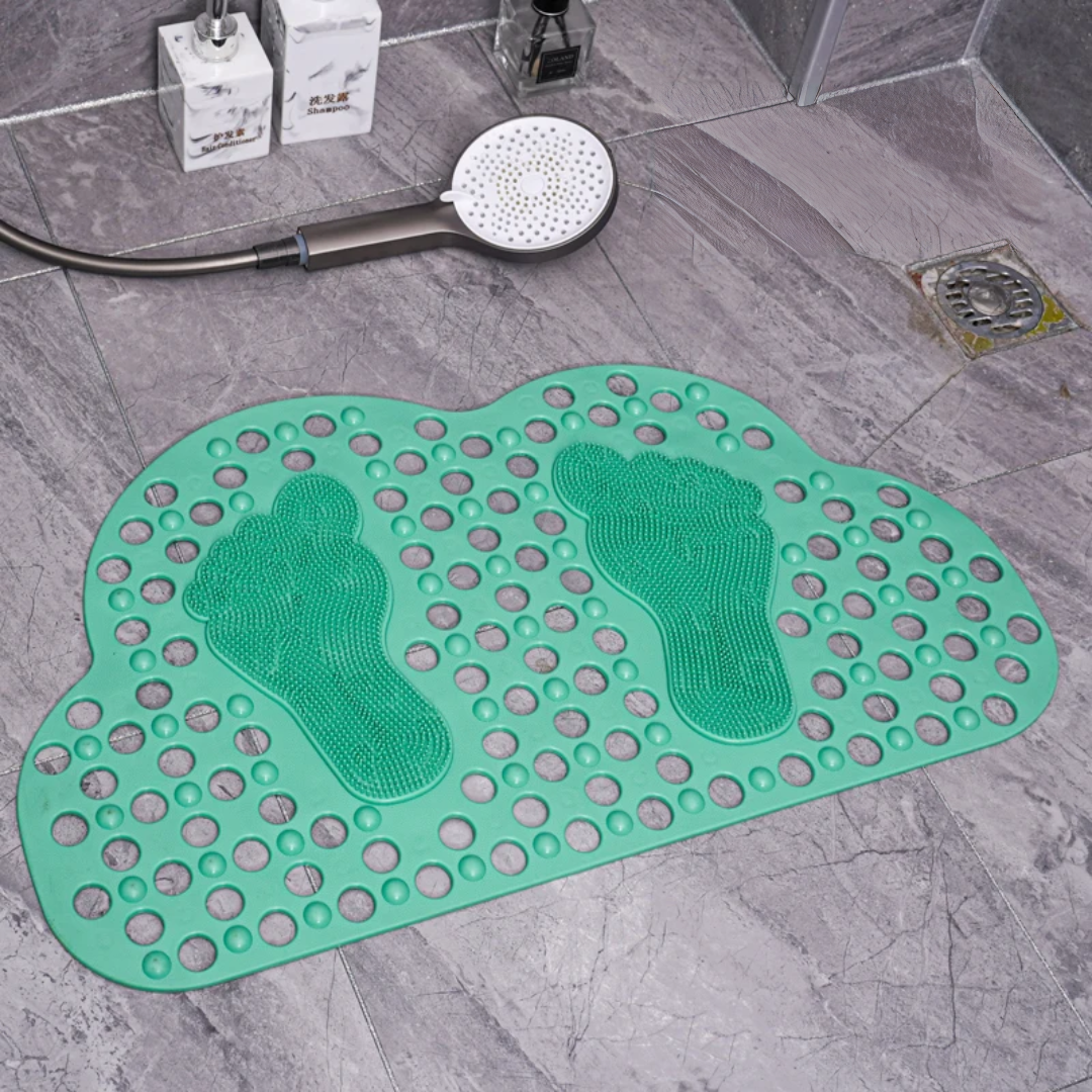 Cloud Shape Rubber Bathroom Anti-Slip Mat