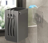 Wall Mounted Perforated Plastic Spoon And Chopstick Holder